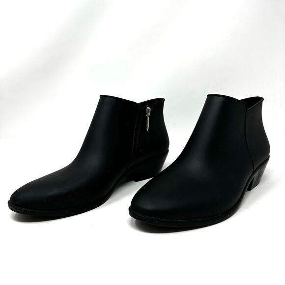 Sam Edelman Black Petty Rain Booties - Picture 9 of 14